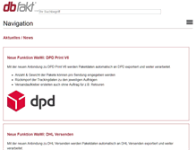 Tablet Screenshot of dbfakt.de